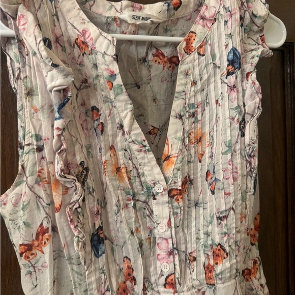 Kianna Cotton Butterfly Print Dress - Picture 11 of 16